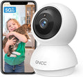 GNCC 2K WiFi Cameras for Home Security, Security Camera Indoor, Baby/Pet Camera with Phone App, 2.4/5GHz, Motion Detector, Night Vision, 2-Way Audio, SD/Cloud Storage, Works with Alexa & Google Home