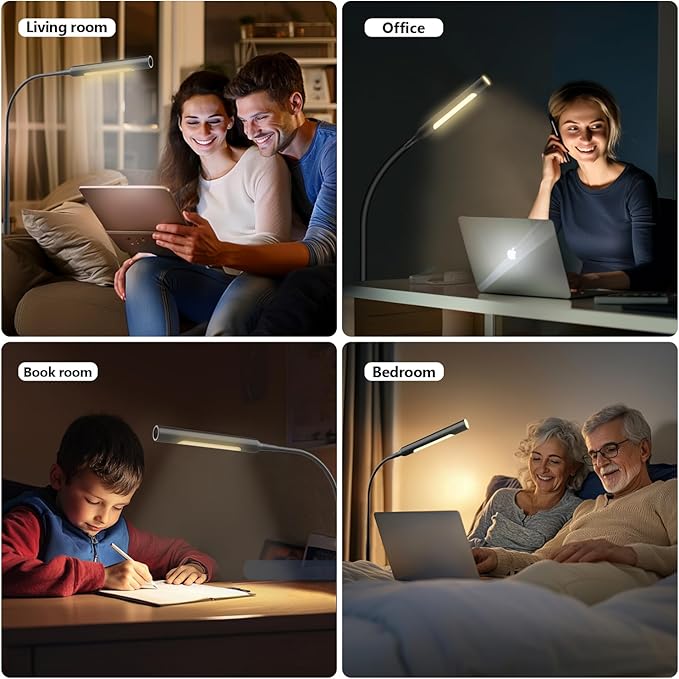 Floor Lamp for Living Room, bedrooms,Work,Study and Home Decor.with Remote Control.4 Color temperatures LED Bulb.Lighting Brightness Adjustable from 10%-100%.Modern Reading Standing lamp.