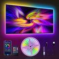 GUPUP Color Changing Bluetooth LED Lights for TV, Smart App Control with 20ft Strip - USB Powered Backlight for Bedroom, Gaming Room, PC, Mirror, Fits 85-100 Inch TVs,20ft