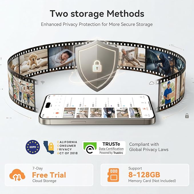 Dzees Solar Security Cameras Wireless Outdoor, 2K Cameras for Home Security System with Battery Powered, Spotlight & Siren, PIR AI Detection, Color Night Vision, Cloud/SD Storage,2.4GHz Wi-Fi,2 Pack