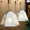 Afirst Solar Lanterns Outdoor, Hanging Solar Lights Hollow Out Waterproof Decorative LED Lanterns for Yard, Patio,Lawn,Pathway,Garden Decor Mother's Day Gifts