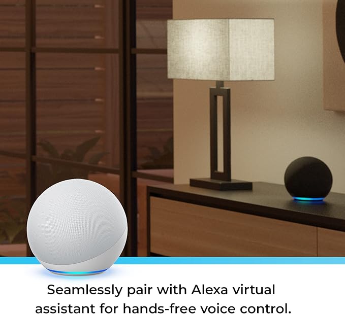 Globe Electric 50589 Color-Changing A19 LED Smart Light Bulb, 2.4 GHz Wi-Fi, 60W Equivalent 800LM, Works with Alexa Only, 1-Pack