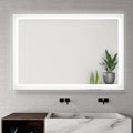 LED Bathroom Mirror Light Vanity Dimmer Anti Fog Makeup 3000K High Lumen CRI90 Warm White Lights Dimmable Memory Touch Button IP57 Waterproof Square Round