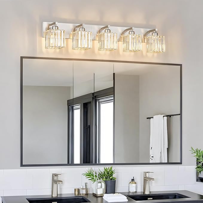 BubbleGlassBallWallSconcesBathroomLightFixturedFinish,3-LightRibbedGlobesLamps,WallMountedVanityLightFixtureforBedsideStairwayHallwayPorch