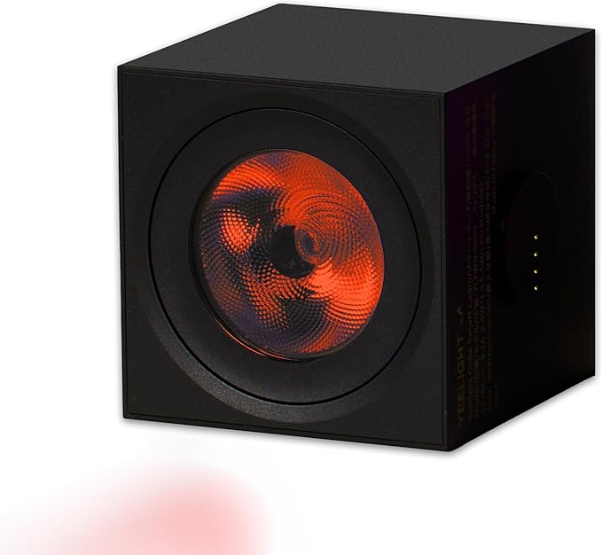 YEELIGHT Spot Light Extension for Cube Smart Lamp, 16 Million Colors Option, RGB Individual Addressable, Dynamic Lighting, Music Flow, WiFi Connected, APP Control, for Bedroom, Living Room, Cube*1