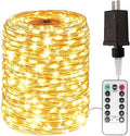 Warm White Fairy String Lights 400FT Long 1200 LED Waterproof Plug in String Lights with Remote for Living Bed Room, Backyard, Patio, Garden, Porch, Wedding or Christmas