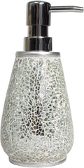 Sweet Home Collection Bathroom Accessories Collection Unique Decorative Beautiful Designs Bath Décor, Lotion Pump/Soap Dispenser, Glamour(Pack of 1)