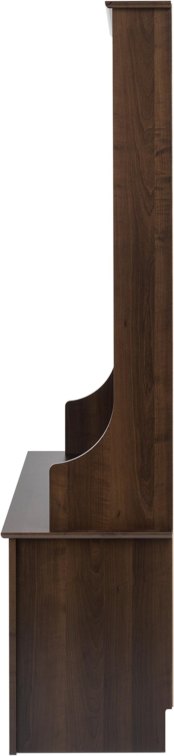 Prepac Entryway Organizer, Coat Rack, Hall Tree with 4 Hooks, Bench, 15 Cubbies for Shoe Storage, 38" W x 68" H x 15.5" D, Espresso