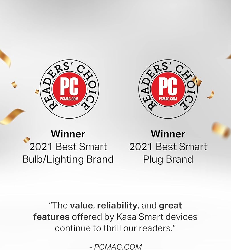Kasa Smart Plug Power Strip HS300, Surge Protector with 6 Individually Controlled Smart Outlets and 3 USB Ports, Works with Alexa & Google Home, No Hub Required