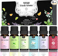 Essential Oils Set- Essential Oils for Diffuser for Home,Diffuser Oils Scents for Aromatherapy,Laundry,Candle&Soap Making,Humidifiers 6 X 10 ML