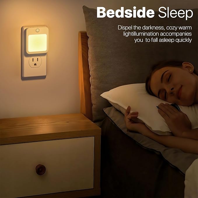 Night Light,Night Lights Plug into Wall,Dimmable LED Motion Sensor Light Indoor,Night Lights for Bedroom,Bathroom,Kitchen,Hallway,Night Light for Kids with Automatically Turn on and Off (1)