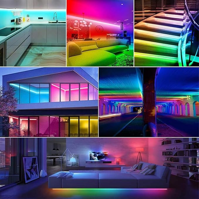Addressable COB LED Strip, IP68 Waterproof 12V 16.4ft WS2811 RGB-IC Dream Rainbow ColorWhite PCB LED Tape 720LEDs/m with Silicone Tube for Outdoor Decor Lighting (Without Controller and Power Supply)