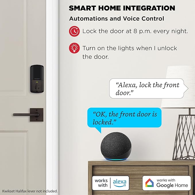Kwikset Halo Wi-Fi Smart Lock, Keyless Entry Front Door Touchscreen Deadbolt, App Control, Grade AAA Certified, Easy Install No Hub, Venetian Bronze Finish