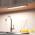 Joyzy Under Cabinet Lighting Motion Sensor Closet Lights Battery Operated Dimmable, 91 LED Rechargeable Under Sink Light, Wireless Under Counter Lights for Pantry RV Step Night Light Hallway