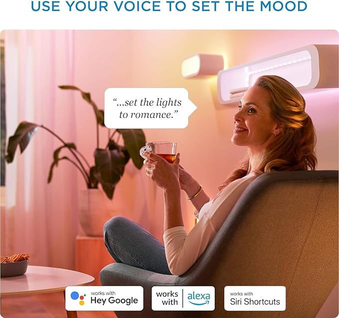 WiZ 60W A19 Dimmable Daylight (5000K) LED Smart Bulb - Pack of 2 - 800 Lumen - E26 - Indoor - Connects to Your Existing Wi-Fi - Control with Voice or App - Activate with Motion - Matter Compatible