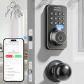 Keyless Entry Door Lock with Handle Set - Built-in WiFi (Oil Rubbed Bronze)