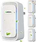 Air Ionizers (4 Pack）- Plug In Negative Ion Air Purifiers - Quiet Air Freshener for Home, Bedroom, Office, Basement - Portable Air Purifier Odor, Smoke, Dust, Pet Smell - Mini Air Cleaner White
