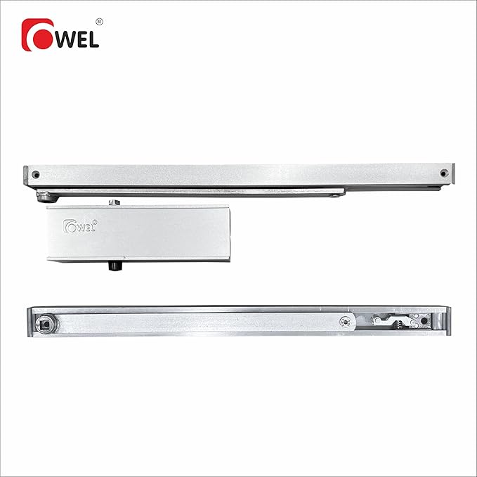 OWEL - Automatic Adjustable Door Closer for Residential/Commercial use, Heavy Duty with Slim Look and Easy Installation (Sleek & Heavy Duty VE300)