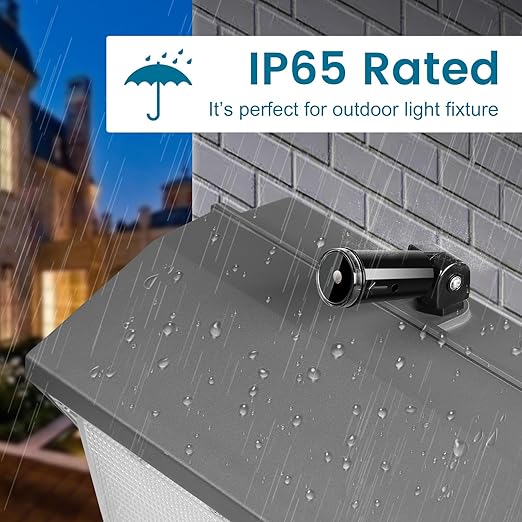 Outdoor Photocell Sensor, Dusk to Dawn Day Night Swivel Mount Conduit Lighting Control, Photoelectric Sensor Switch for Indoor Outdoor Light