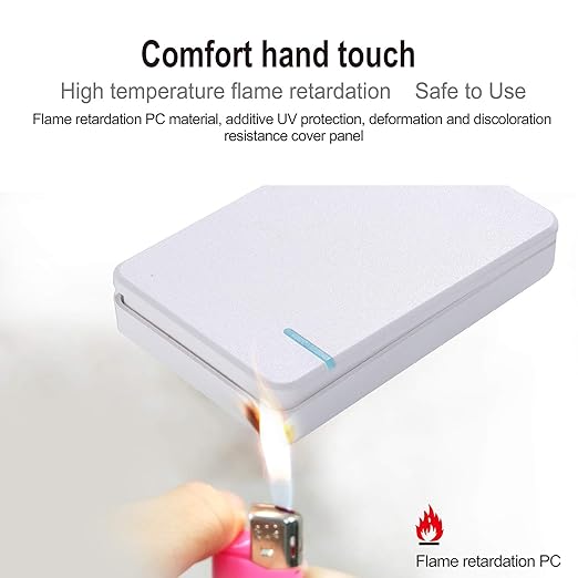Thinkbee Wireless Light Switch Kit, No Wiring Mini Remote Switch, No WiFi Needed, Outdoor 1969ft Indoor 328ft Remote Control Lighting Fixture for Led Light, Ceiling Lights and Lamps, Waterproof