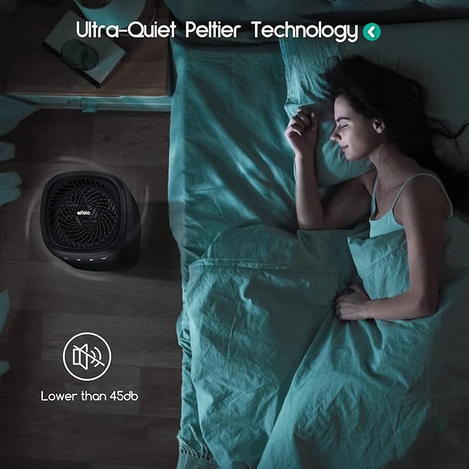 Afloia Air Purifier and Dehumidifier in 1, Air Purifier with Efficient Filter, Small Dehumidifier Combined with Air Cleaner, Remove Pet Odors Dust Smoke for Home, Bedroom, Bathroom