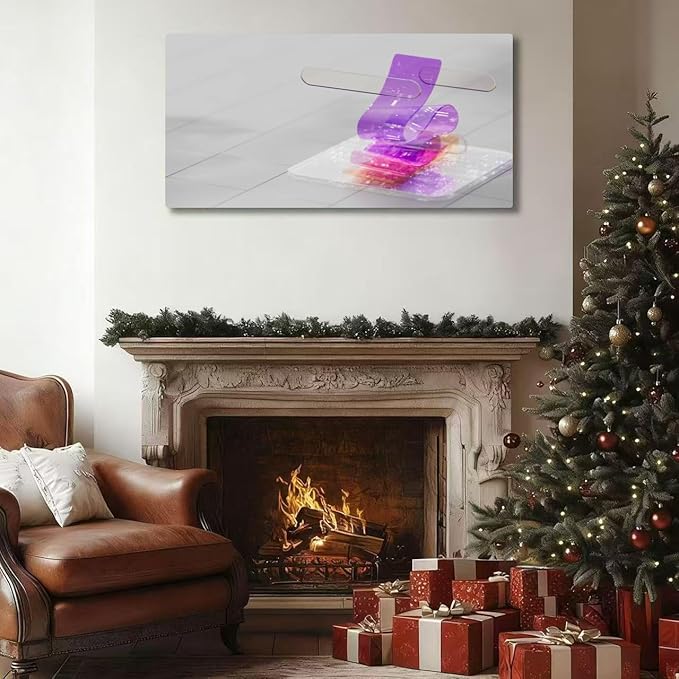 Wibinuki Wall Art Wall Decor Wall Paintings Artificial Intelligence Machine Learning Nural Language Processing for Living Room Bedroom Bathroom Home Decor Can Be Hung Directly 20"x 40"