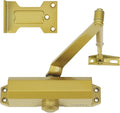 SOPHIA Automatic Door Closer Commercial, Auto Door Closer for Home Size 3 DK500, 3H Fire-Rated Hydraulic Door Closer Residential & Life Size Fitting Template, UL Listed, ANSI Grade 3, Brass