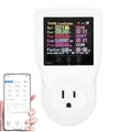 WiFi Smart Plug with Energy Monitoring Electricity Usage Monitor with LCD Display Smart Metering Socket for Home Appliances AC85‑265V US Plug 16A Maximum Current 3680W