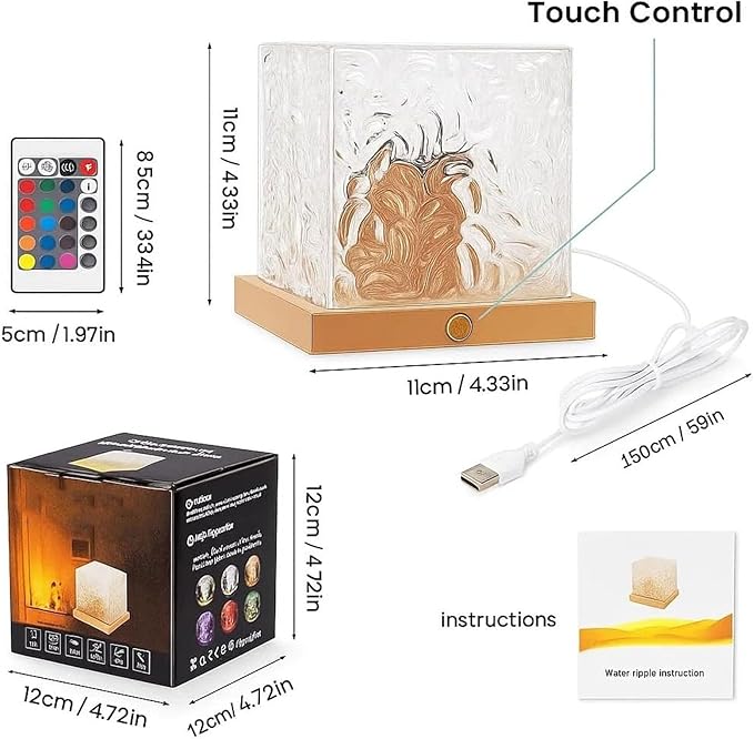 Magical Northern Lights For Your Room, Magic Northern Light, Aurora Night Light Projector With Remote Control, Color-Changing Mood Ocean Light For Home, Relaxation & Decor (3 Colors * 2, Plug-in)