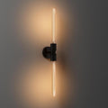 ALAMPEVER Modern Linear Wall Sconce with LED Bulb Included, Dimmable Minimalist Wall Light for Bathroom, Bedroom, Living Room & Hallway, 1 Pack