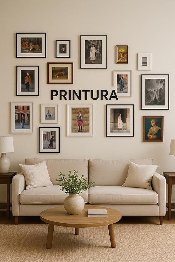 PRINTURA Futuristic AI Woman Wall Art Poster Digital Interface Modern Home Decor, 5 x 7 or 8 x 10 Inch Unframed Poster for Home, Office, Living Room, Bedroom Decor Made in U.S.A (5" x 7")