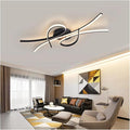 Smart Home Led Pendent Light Living Room Bedroom Study Room Hanging Light Black/Gold Art Decoration Chandelier