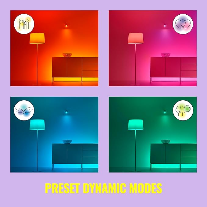 WiZ Connected Smart Floor Lamp - Dimmable Lamp for Living Room with Dual Color Zones - 2.5Ghz Wi-Fi - Compatible with Alexa and Google Assistant - 1 Pack