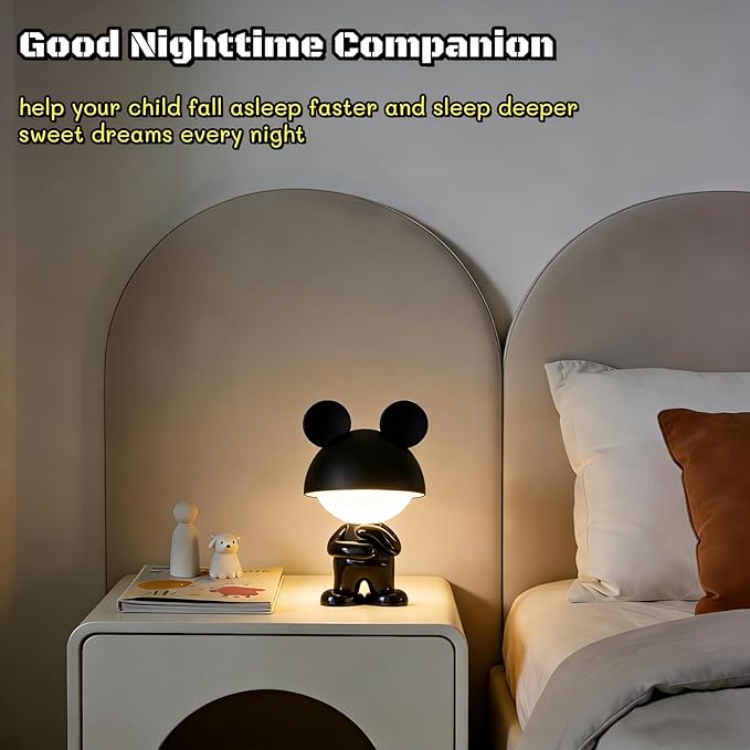 Night Lights for Kids,Rechargeable Table Light,Touch Bedside Lamps,Cordless Dimmable Warm White Light,Baby Nursery,Breastfeeding,Sleep Aid,Cute Easter Gifts for Newborns Toddlers Boys Girls