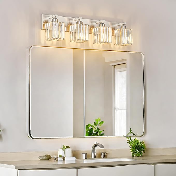 BubbleGlassBallWallSconcesBathroomLightFixturedFinish,3-LightRibbedGlobesLamps,WallMountedVanityLightFixtureforBedsideStairwayHallwayPorch