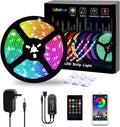 L8star LED Strip Lights, 5M/16.4ft Flexible Strip Light SMD 5050 RGB with Bluetooth Controller Changing Tape Lights kit with LED Sync to Music for TV,Bedroom,Kitchen Under Counter, Under Bed Lighting