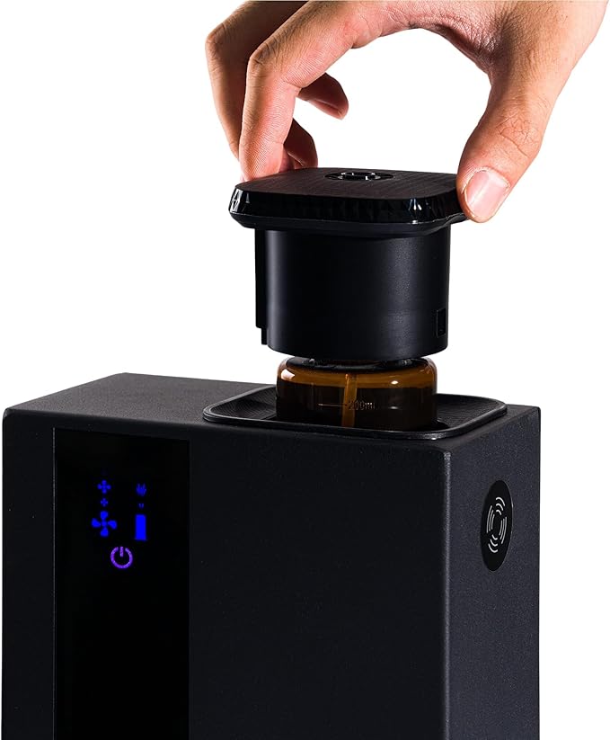 Smart Electric Scent Diffuser, Automatic Air Freshener Spray Dispenser, App Programmable HVAC Waterless Aroma Essential Oil Diffuser for Home, Bathroom, Office, Gym, Spa – up to 2000 sq. ft. Coverage
