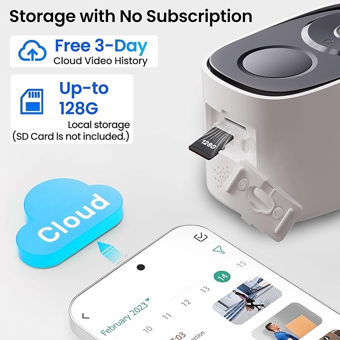 2026 Upgraded 2K Security Cameras Wireless Outdoor with Solar Panels, Free Cloud Storage, AI Motion Detection Spotlight Siren Alarm Outdoor Camera Wireless, 2-Way Talk, IP66 Waterproof