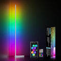 MIHEAL Corner Floor Lamp - Smart RGB LED Corner Lamp with App and Remote Control, 16 Million Colors & 68+ Scene, Music Sync, Timer Setting -for Living Rooms, Bedrooms, and Gaming Rooms