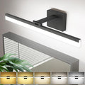SOLFART 23.6 inch Black Bathroom Light Fixture 5 Color Temperature Dimmable LED Vanity Lights Bathroom Vanity Lights Over Mirror Light Bar Vanity Lighting Fixtures 5CCT