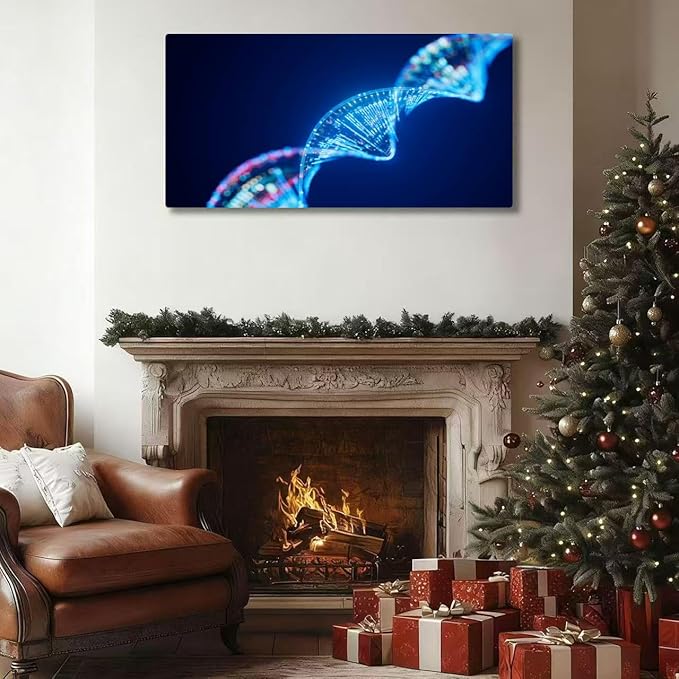 Wibinuki Wall Art Wall Decor Wall Paintings Artificial Intelligence in Healthcare, AI Health, healthcare provider for Living Room Bedroom Bathroom Home Decor Can Be Hung Directly 20"x 40"