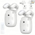 2PCS Automatic Curtain Opener, Smart Curtain Opener, Electric Curtain Opener and Closer with Remote Control for Roman Rod/I-Shaped/U-Shaped Curtain Tracks