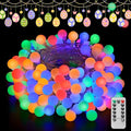 PJT 200 LED Easter String Lights, 66ft Plug in Pastel String Lights with Remote, 8 Modes & Connectable, Easter Tree Decor Lights for Tree Wrapping & Egg Hunt, Indoor Outdoor Garden Fence