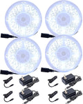 4 Set 10 FT White Led Strip Lights for Bedroom Dimmable 40 FT 720 LEDs Rope Light Flexible Super Bright White Tape Lights for Ceiling Room Home Decor Luces LEDs