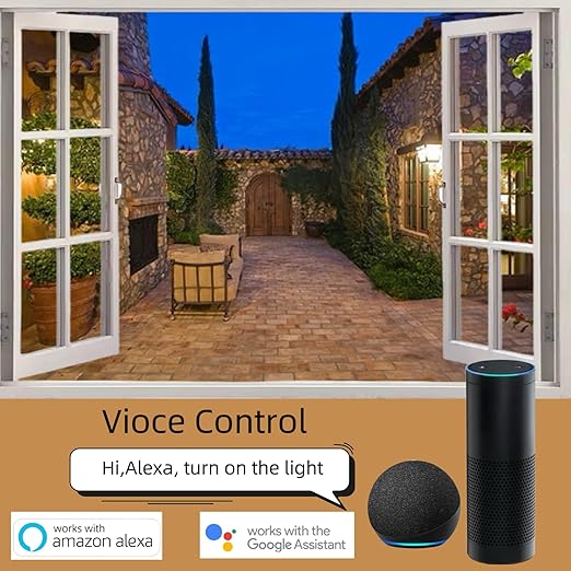 5GHz & 2.4 GHz Smart WiFi Plug, Outdoor Use, IP44 15 Amps,One Grounded Outlet, Heavy Duty, Alexa and Google Home Assistant, ETL Listed