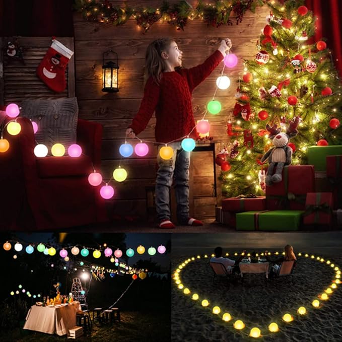 Borelor Floating Pool Lights,3-Inch USB Rechargeable & Remote Control Globe Lamp IP68 Waterproof 16 Color Change Hot Tub Bath Lights, Party Holiday Outdoor Christmas Decorations(1 Pack)