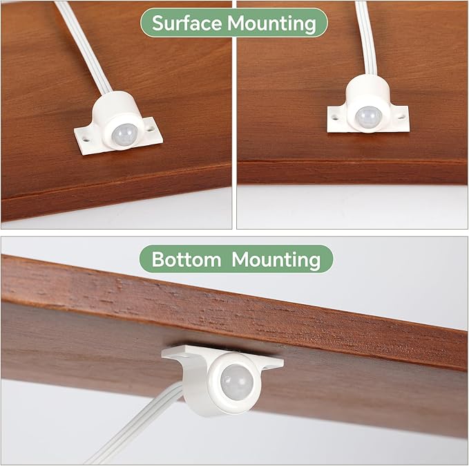 Indoor Motion Sensor Stair Light Wired Staircase Lighting with COB LED Light Strip Under Stair Cascading Running Stairwell Step Light for up to 20 Steps