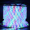 164ft 2-Wire Waterproof LED Rope Light Kit, 1/2" Rope Lights Outdoor, 110V-120V PVC 30 LED/M Tube Lights Strip for Background, Outdoor, Christmas, Home Decoration(Multi-Color)