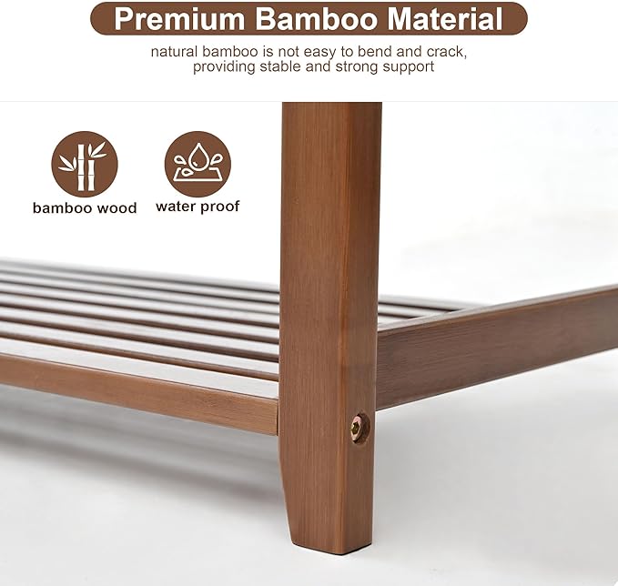 Shoe Rack Bench with Storage 27.6 in, Entryway Bench Shoe Storage with Cushion for Hallway, Bedroom, Living Room