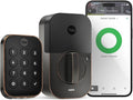 Yale Assure Lock 2 – Satin Nickel Smart Lock for Front Door Deadbolt with Keypad, Z-Wave Connectivity, and Backup Key, YRD430-WF1-0BP